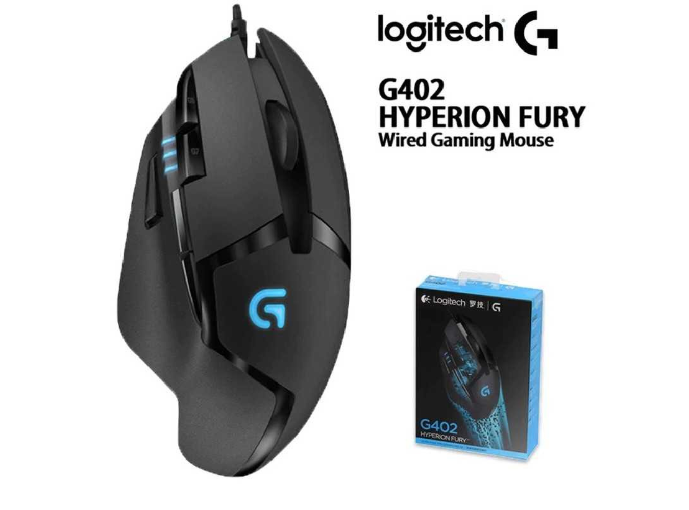 LOGITECH G - Souris Gamer G402 Hyperion Fury FPS