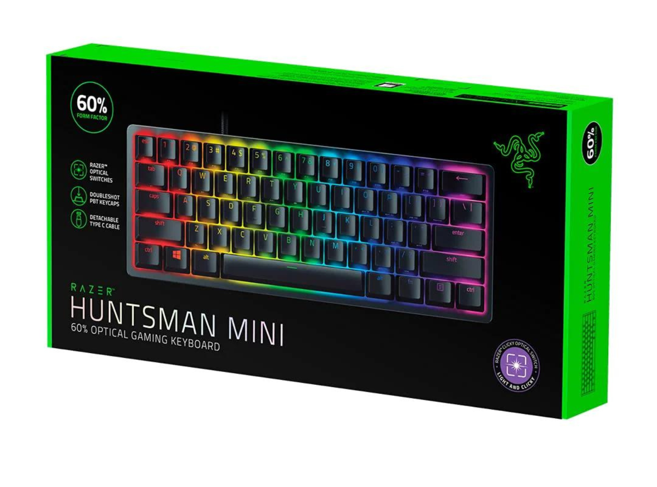 RAZER - Huntsman Mini - Interrupteur optique linéaire Violet