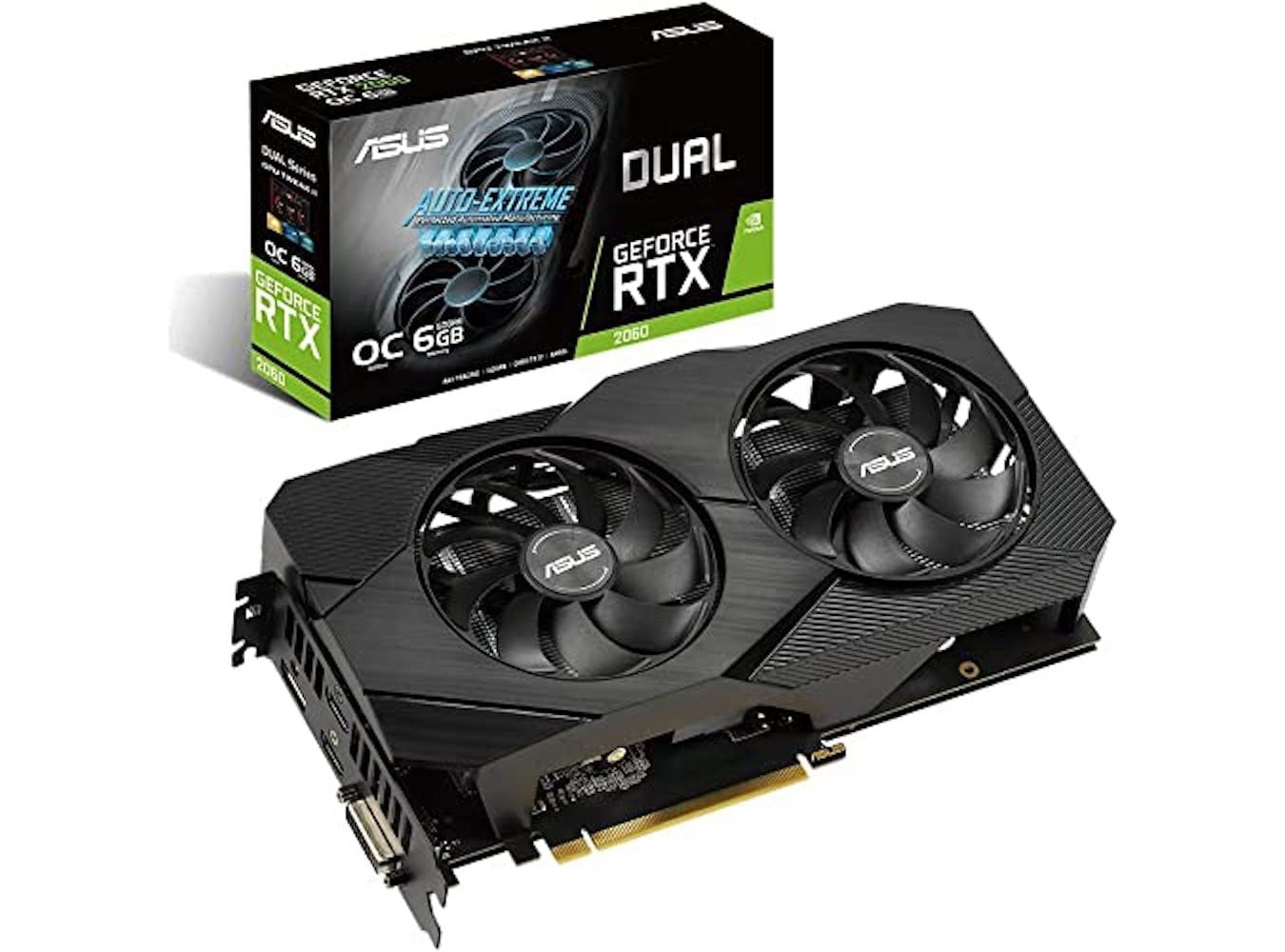 ASUS - GeForce RTX 2060 OC Edition EVO - Double ventilateur - 6 Go