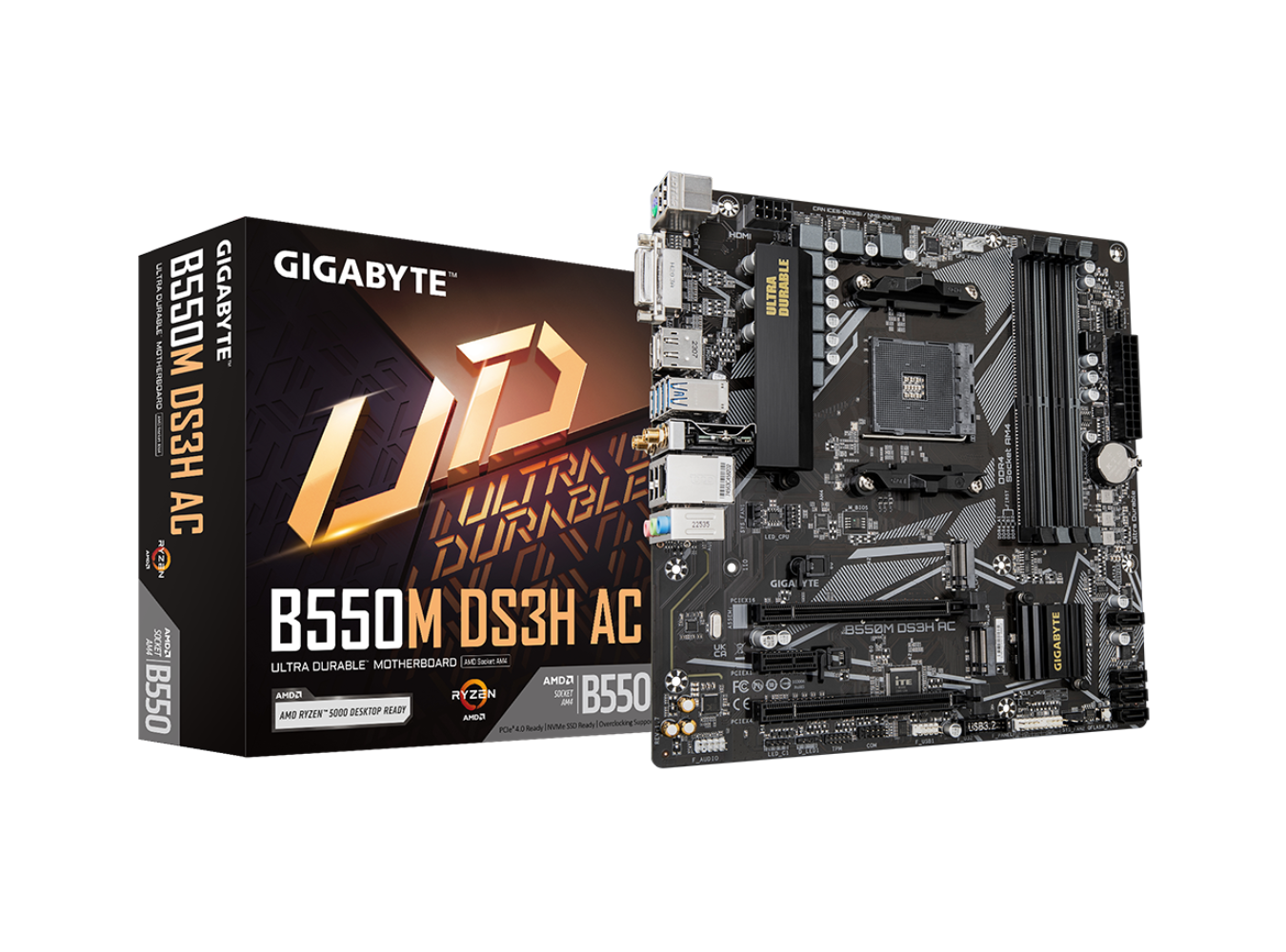GIGABYTE - B550M - DS3H
