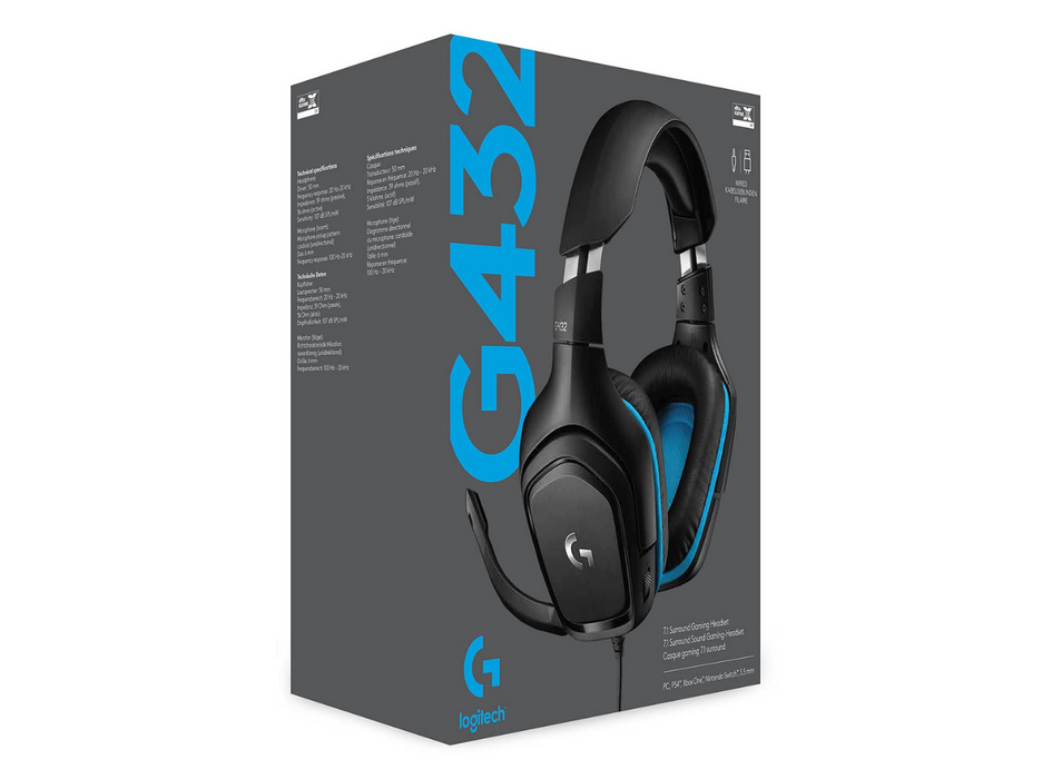LOGITECH - G432 - Filaire
