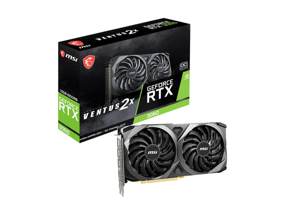 MSI RTX 3060 Ventus 2X 12G OC V1 LHR