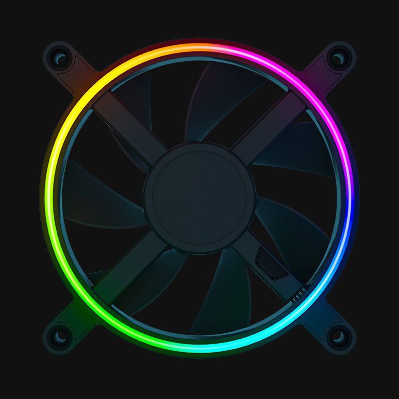 Razer Ventilateur pour PC Kunai 120MM aRGB LED PWM Performance Fan - 1 Fan