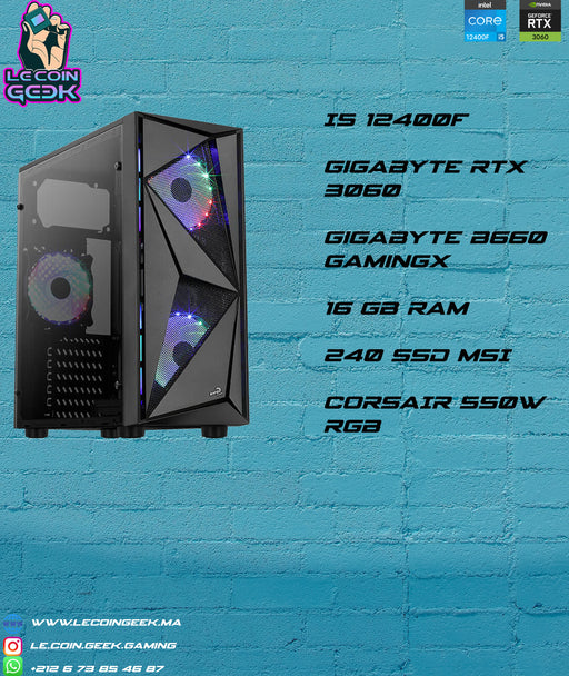 PC GAMER 12400F + RTX 3060 V1